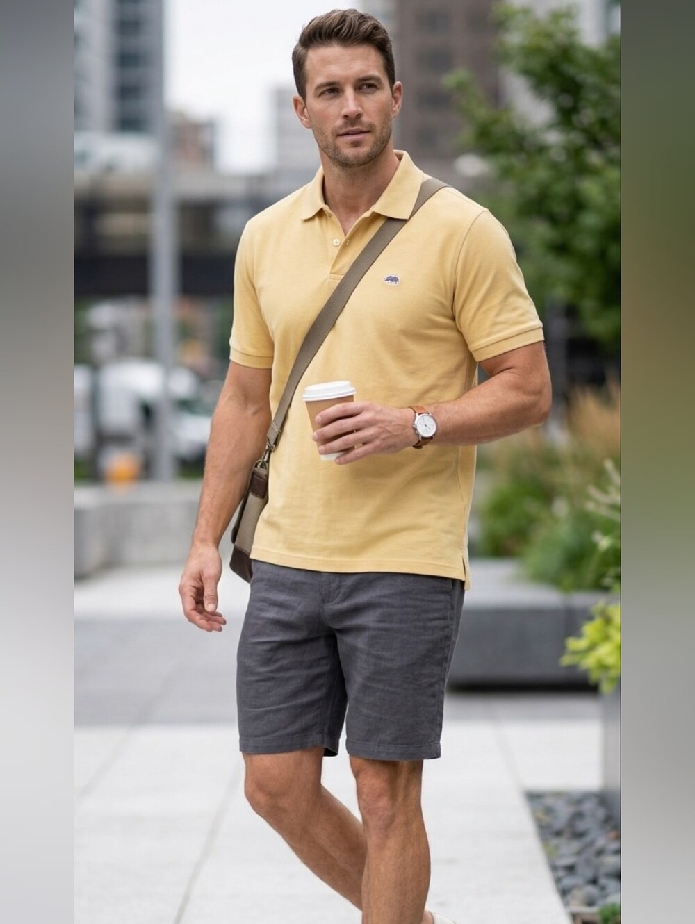 Ecko Unlimited Men's Short Sleeve Polo in Butter Yellow XXL